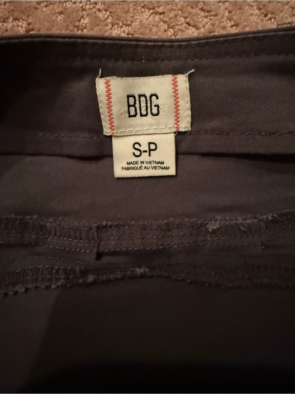 BDG Black Pleated Mini Skirt with Buckle Belt - Picture 2 of 3